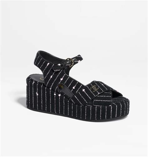 sandali chanel estate 2021|Chanel suede sandals.